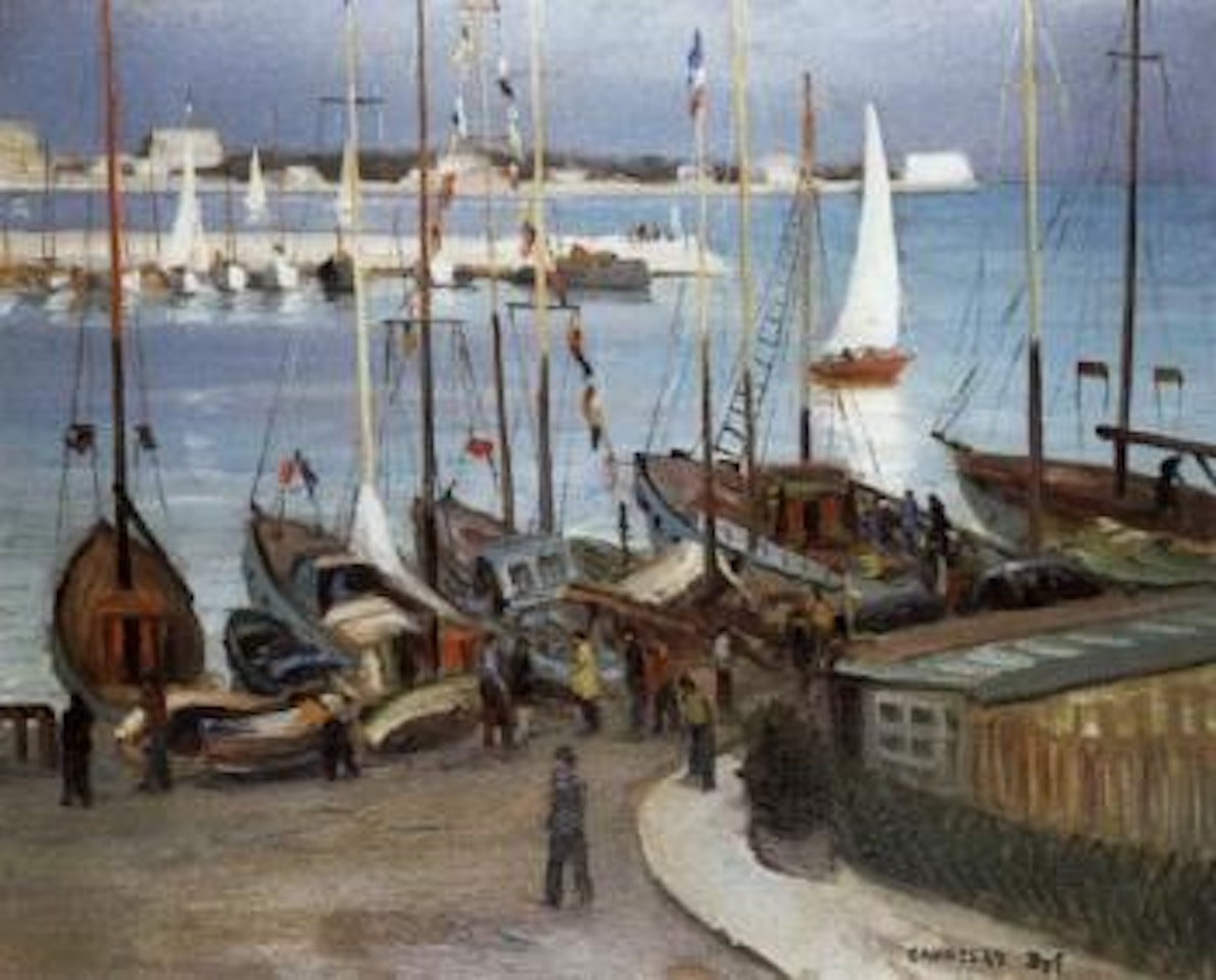 Port de Cannes by Marcel Dyf