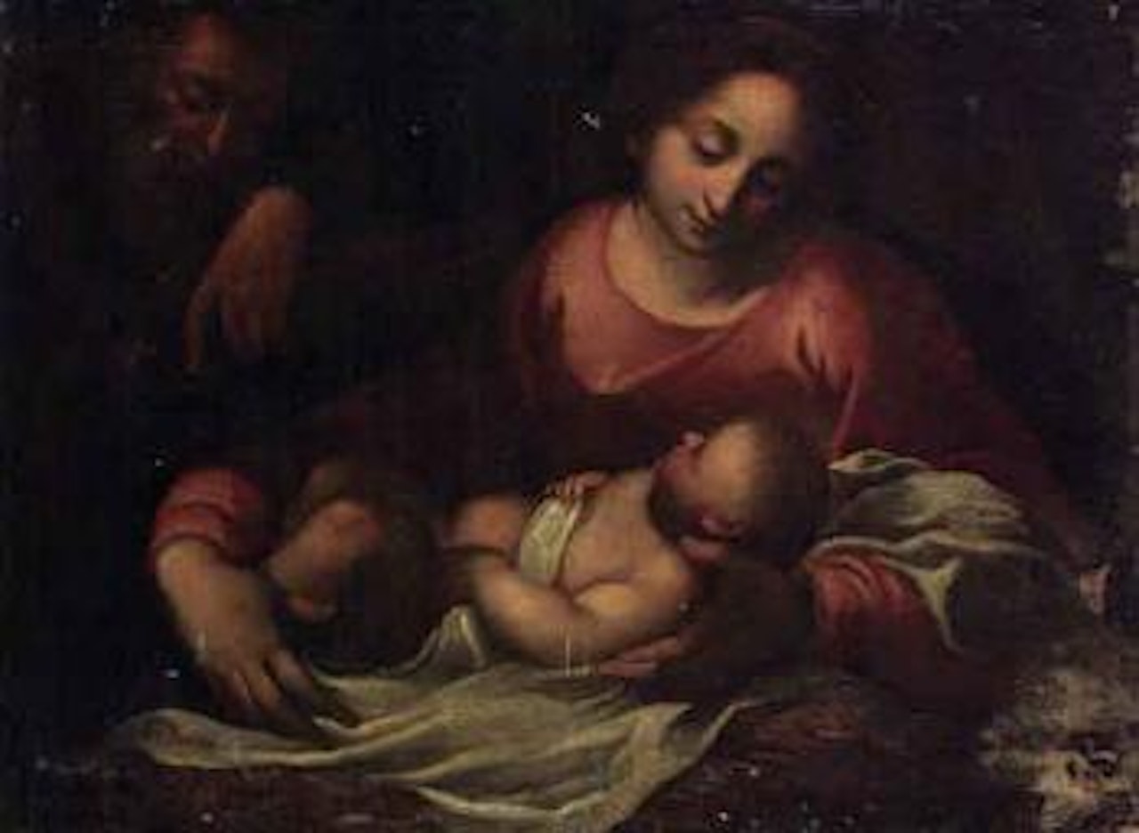 The Holy Family by Luca Cambiaso