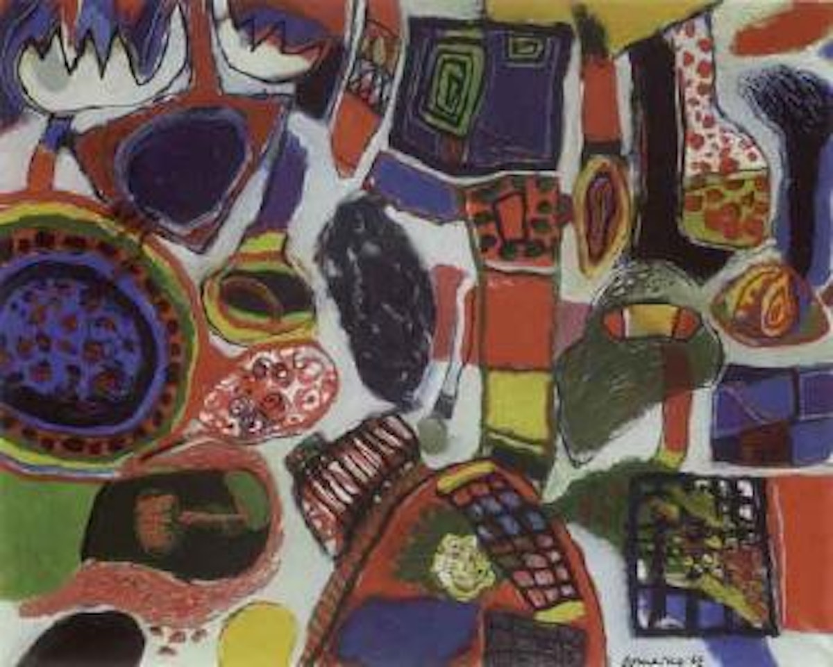 Dans un jardin fleuri by Corneille