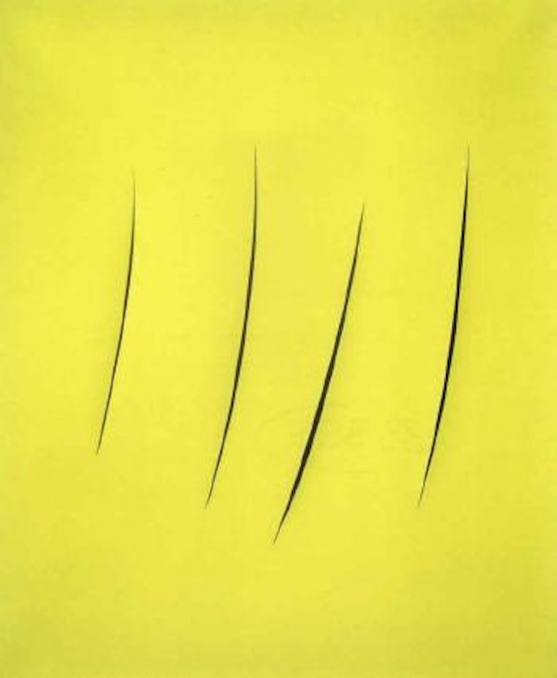 Concetto Spaziale, Attese by Lucio Fontana