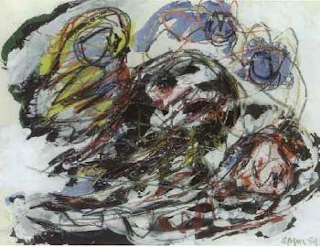 L'homme sans espace by Karel Appel