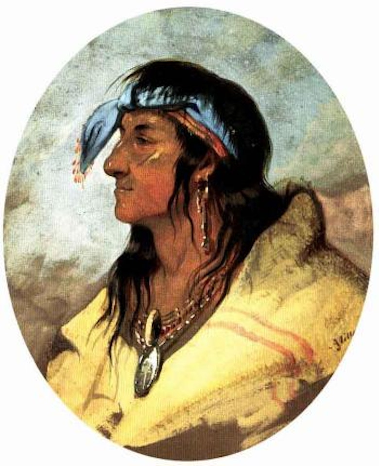 White Plume by Alfred Jacob Miller