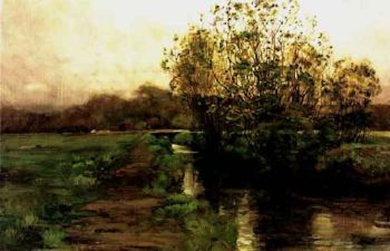 The brook by Childe Hassam