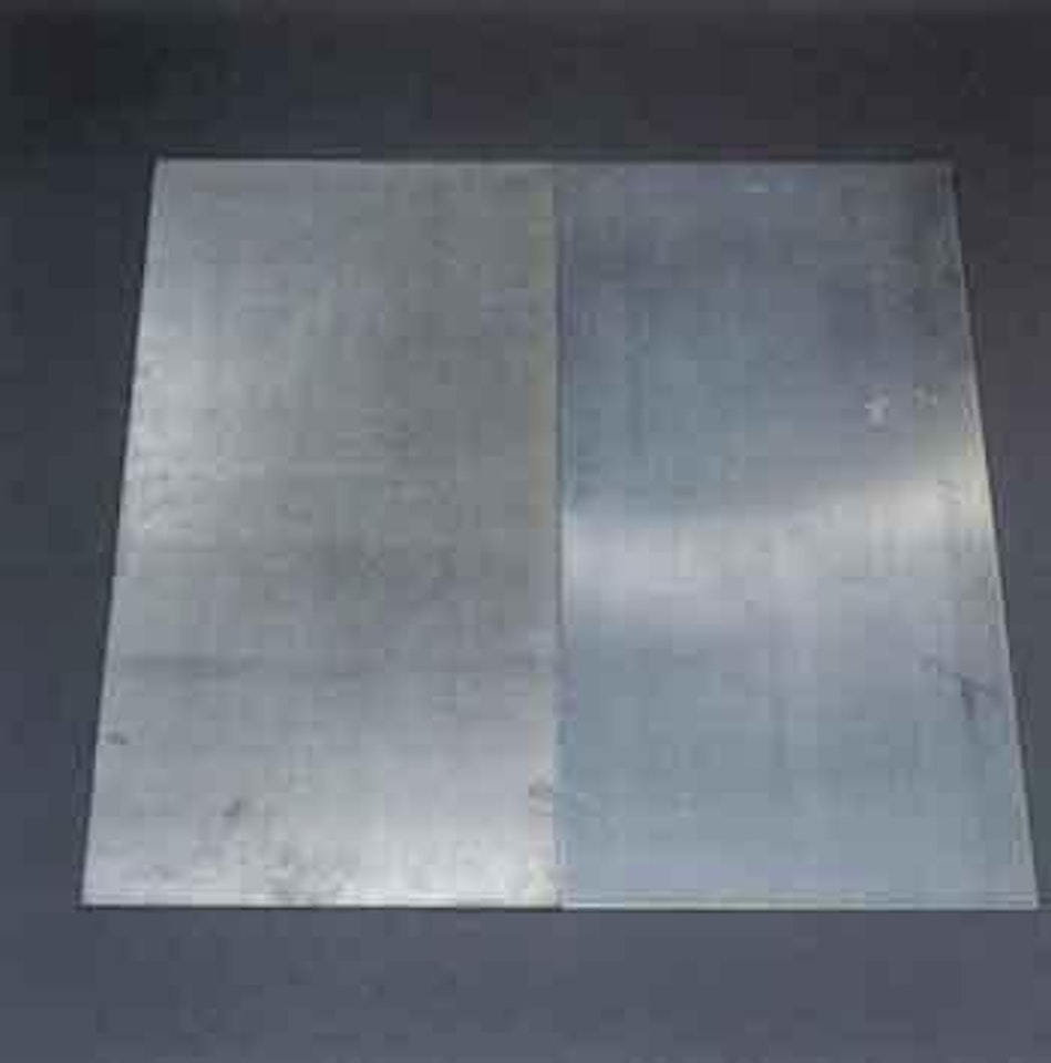 Magnesium-Zinc Dipole - E/W by Carl Andre