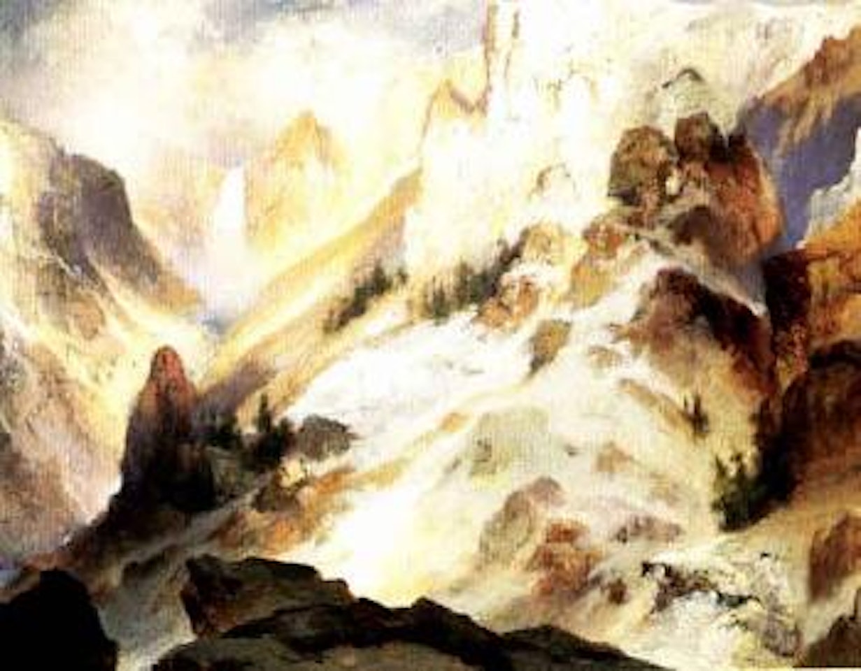 Yellowstone Canyon by Thomas Moran