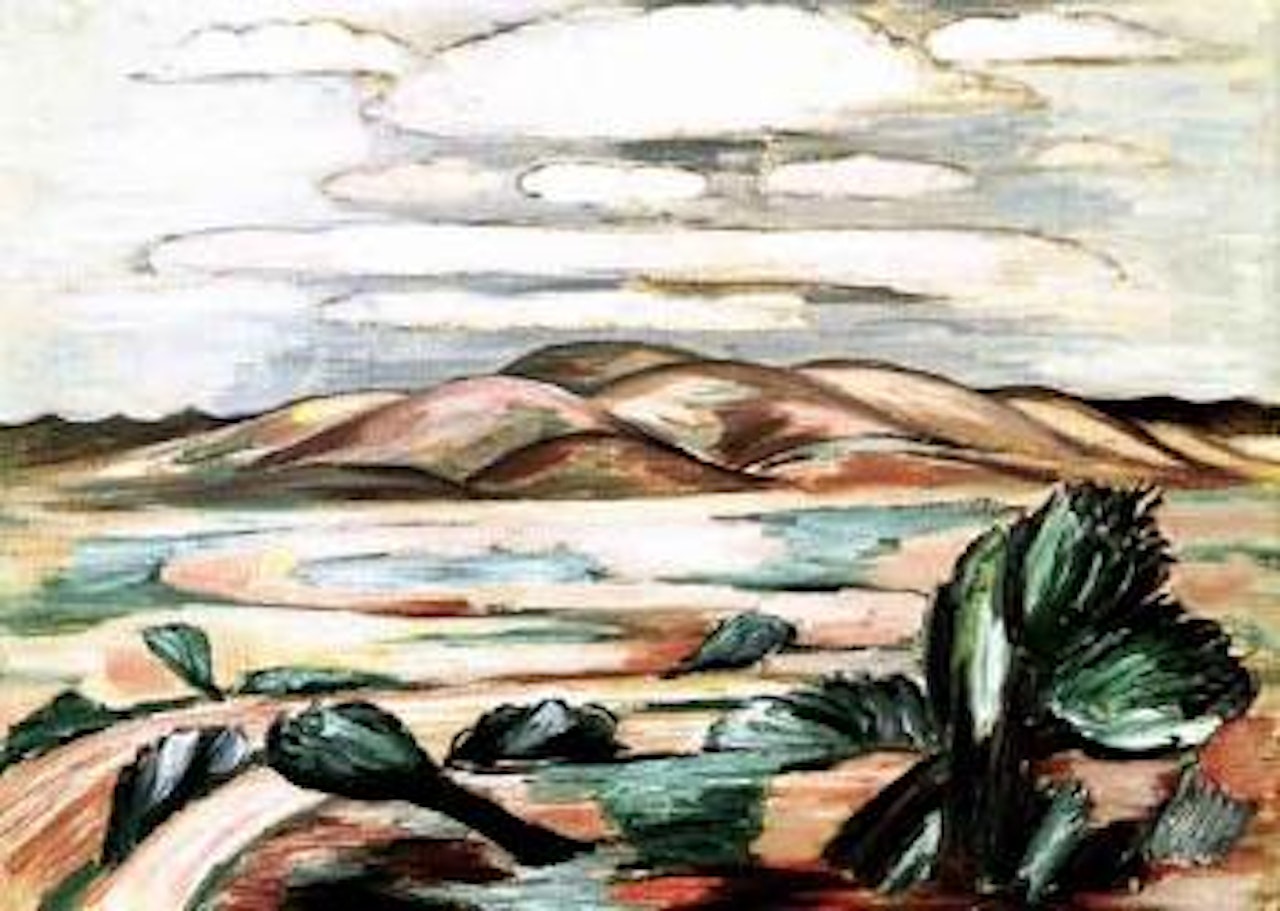 New Mexico landscape by Marsden Hartley