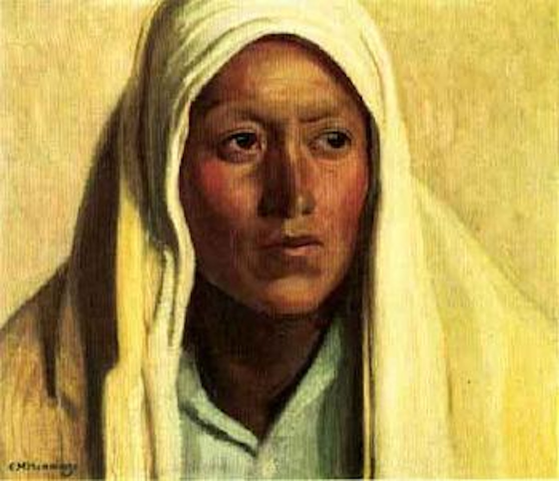 Portrait of an Indian by Ernest Martin Hennings