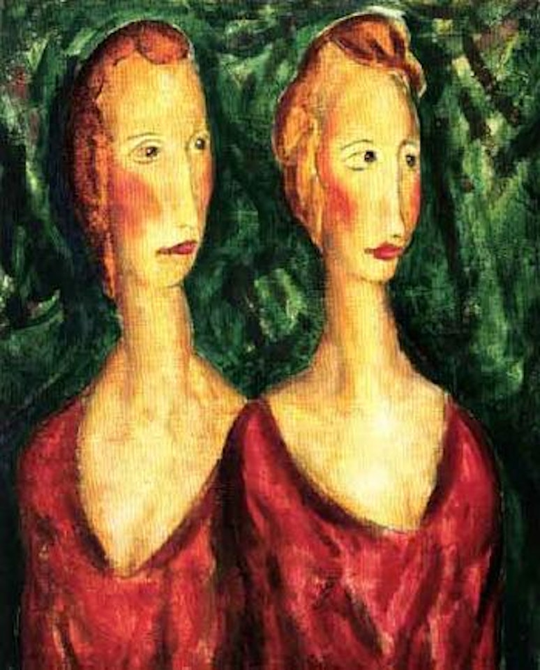 Two blonde heads by Alfred H. Maurer