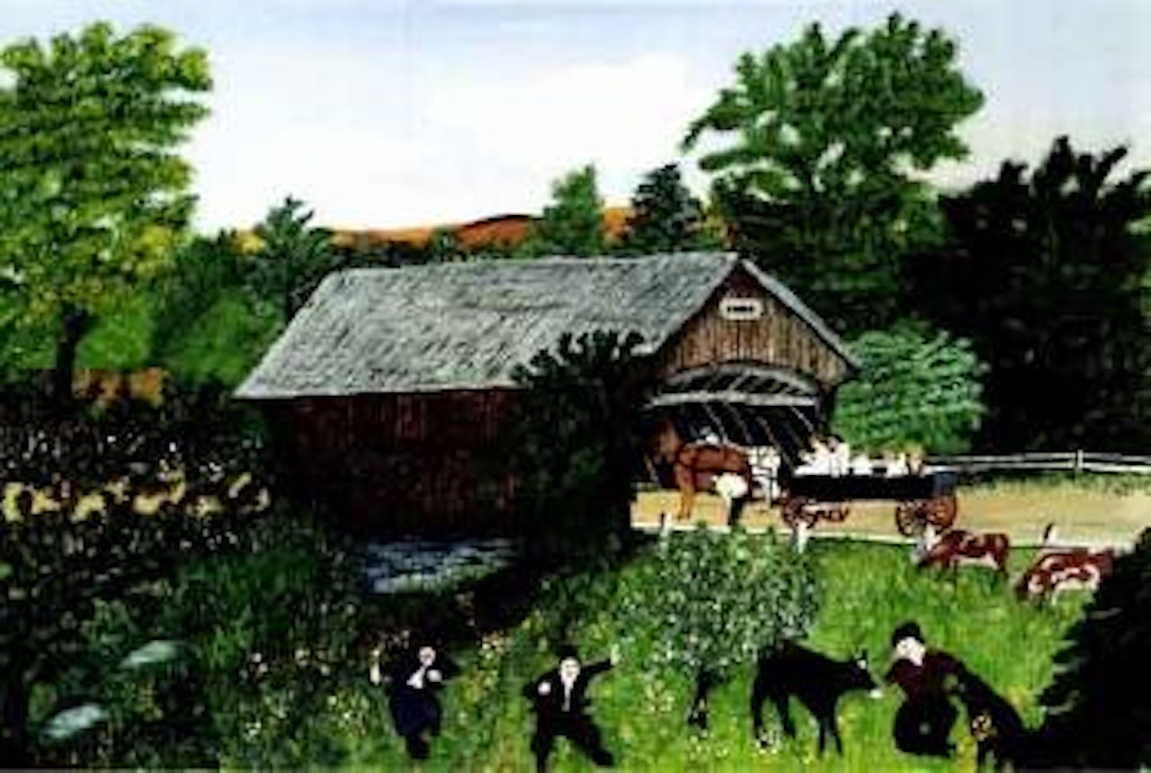 My pets by Grandma Moses