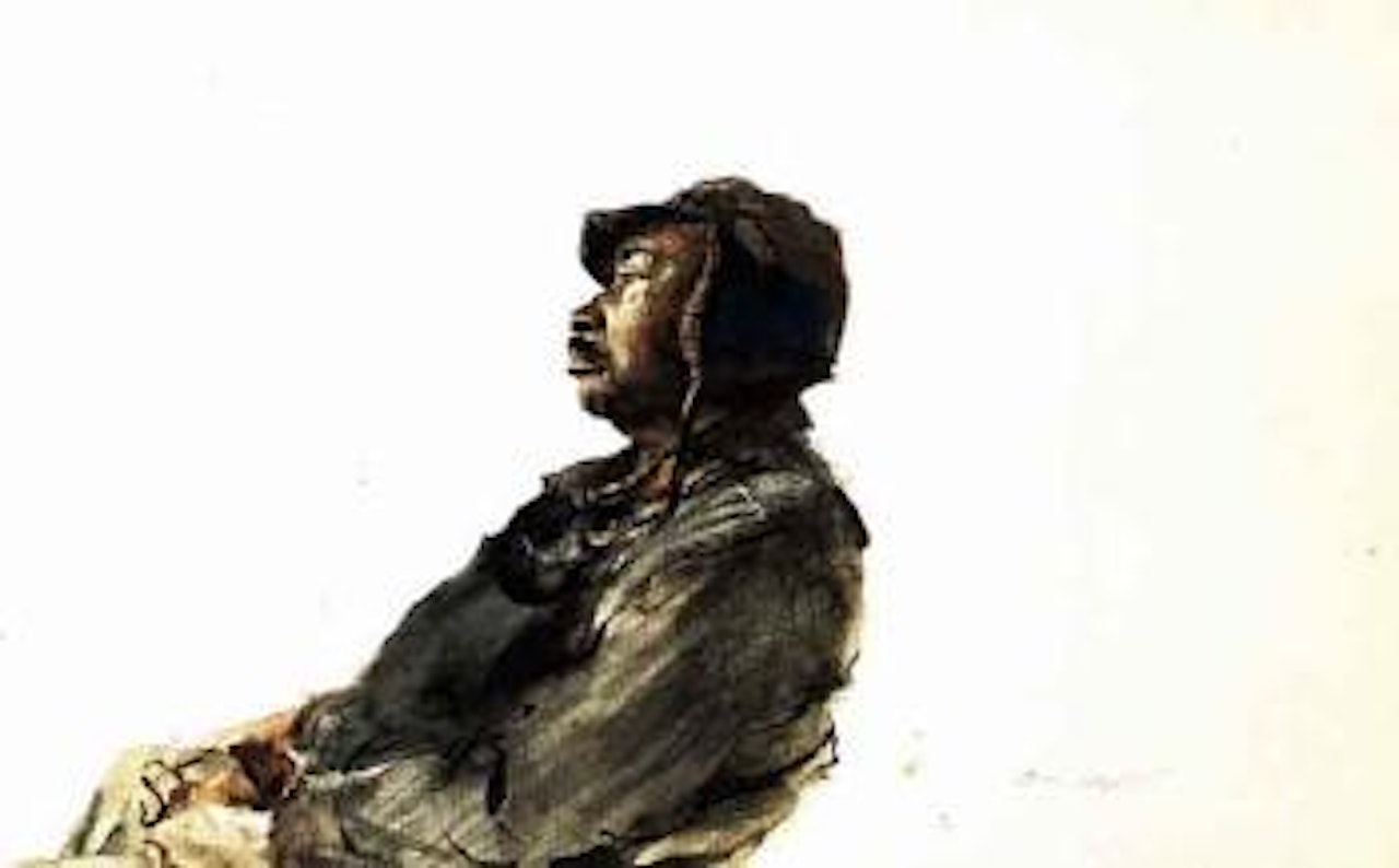 Portrait of Adam Johnson by Andrew Wyeth