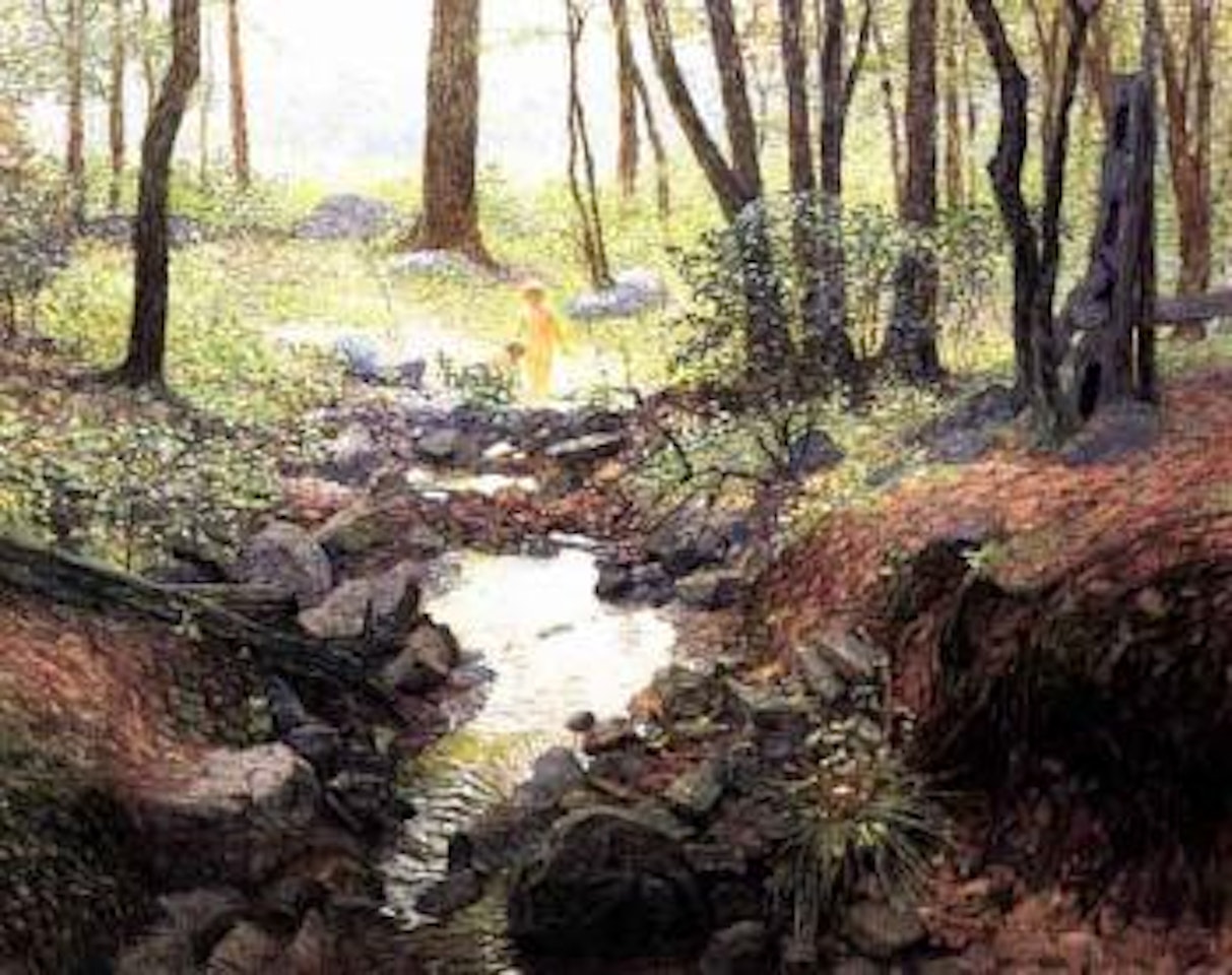 In the woods by Newell Convers Wyeth