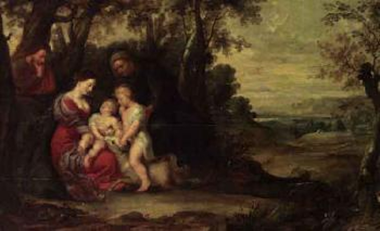 The Holy Family with Infant St. John the Baptist, St. Anne by Peter Paul Rubens