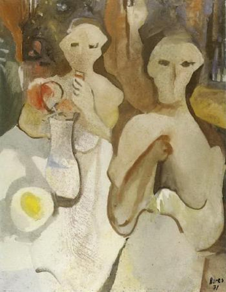 Femme a table by Francisco Bores