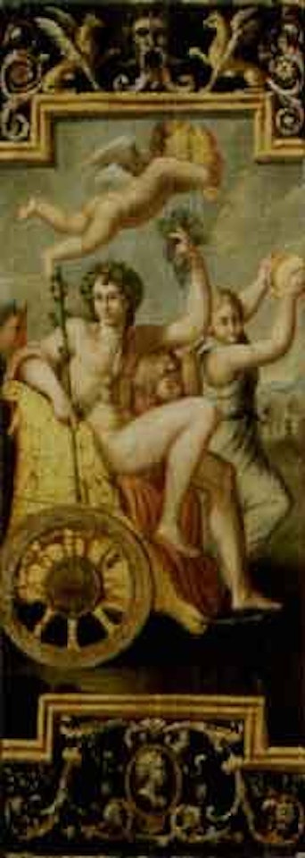 Scenes from decoration of Farnese Palace by Annibale Carracci