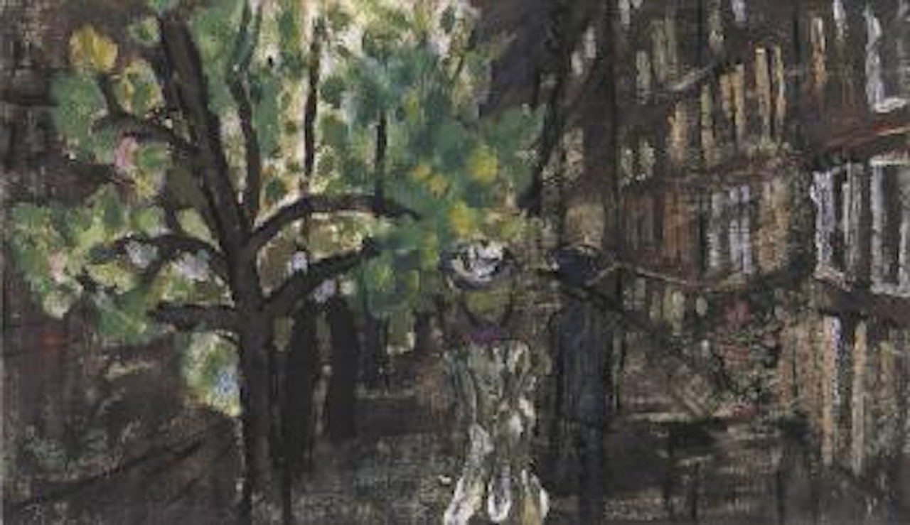Strolling on the avenue by Ragnar Sandberg