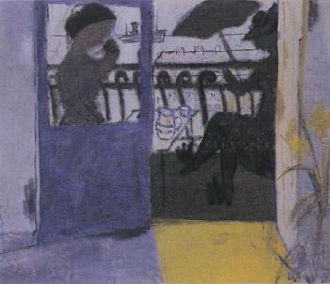 Breakfast on the balcony by Ragnar Sandberg