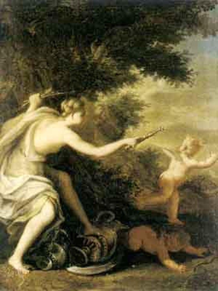 Allegoric scenes with Education of Cupid by French School