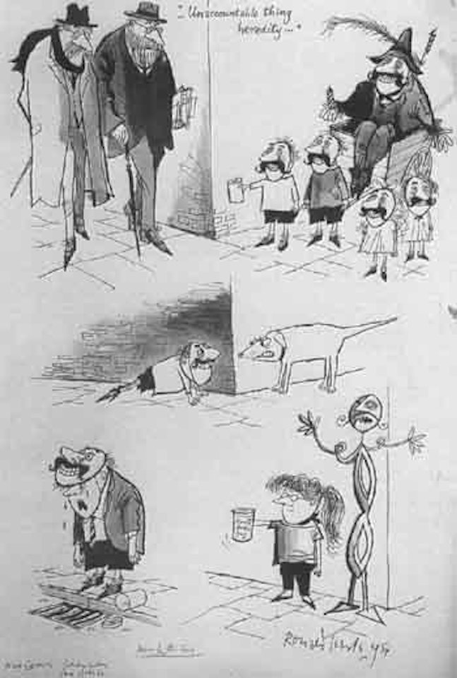 Unaccountable thing heredity by Ronald Searle