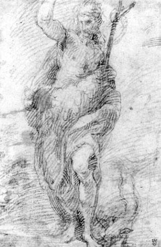 Saint John the Baptist preaching by Giulio Campi