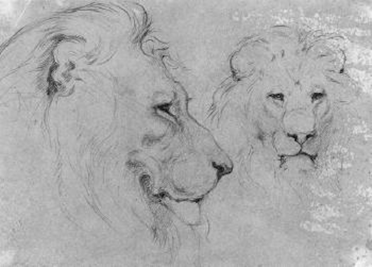 Two lions by Paul Jouve