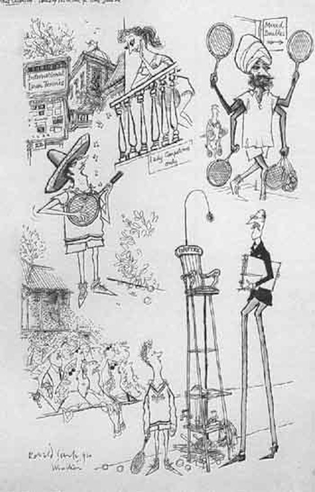 Wimbledon by Ronald Searle