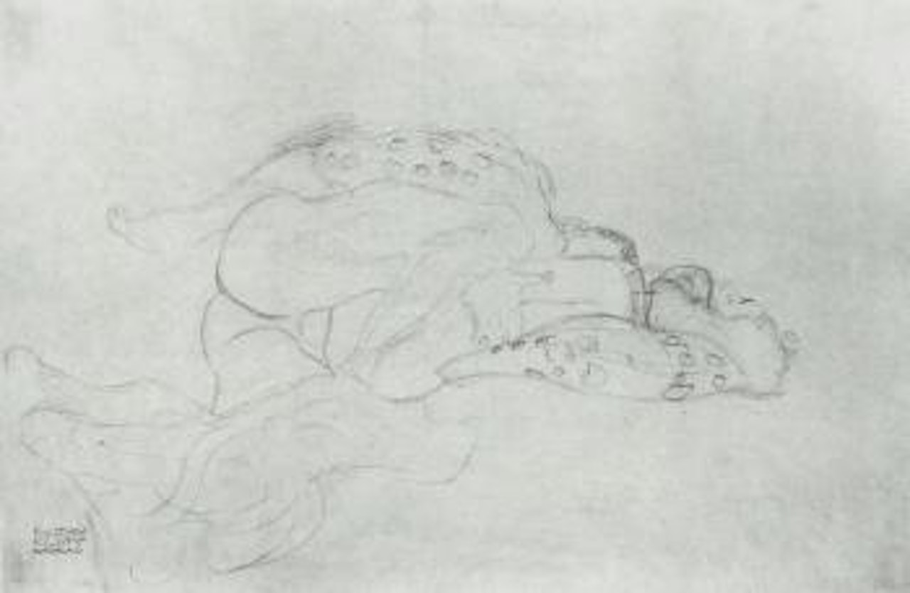 Lovers by Gustav Klimt