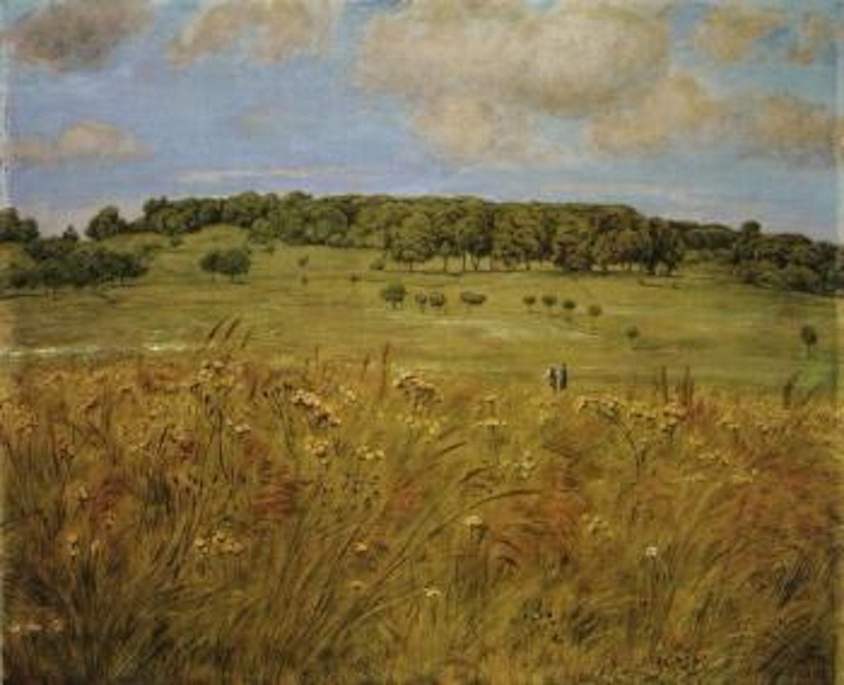 Meadow in bloom by Hans Thoma