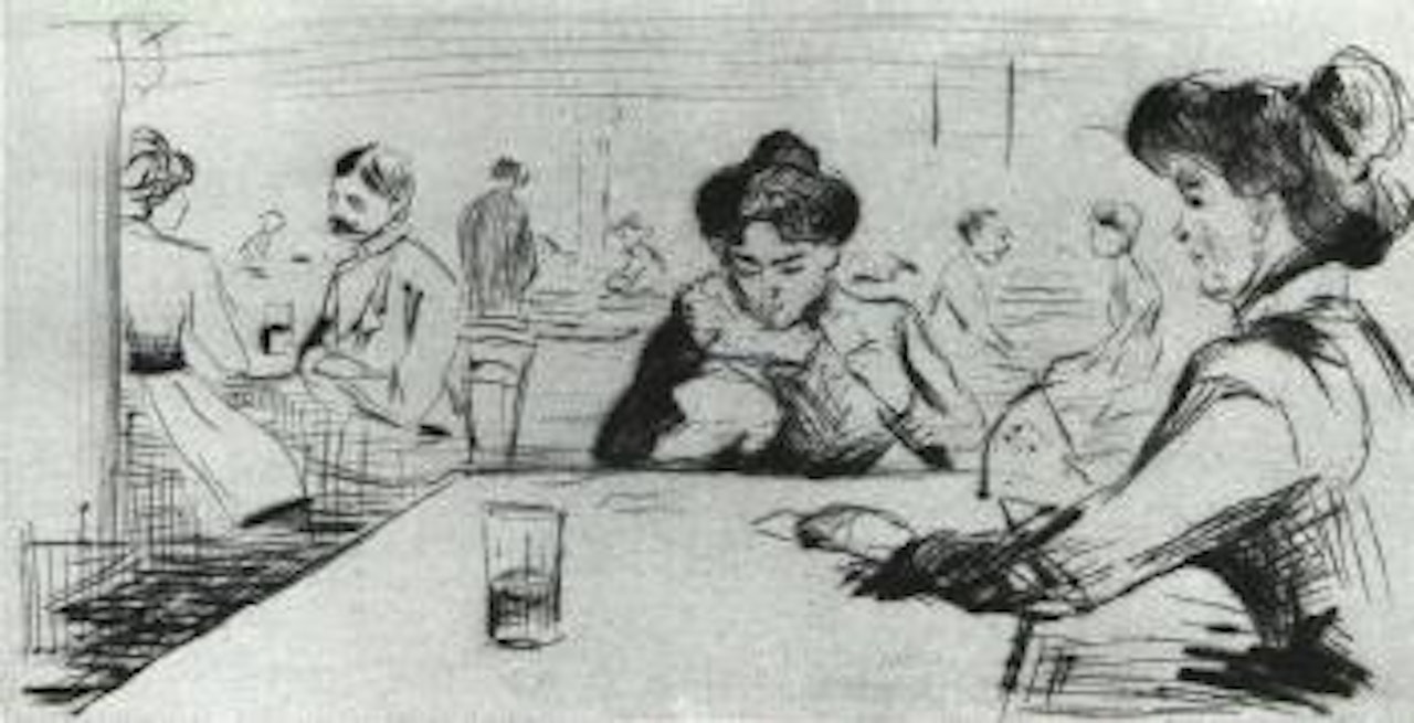 Hopfenbluete -public house, Berlin by Edvard Munch