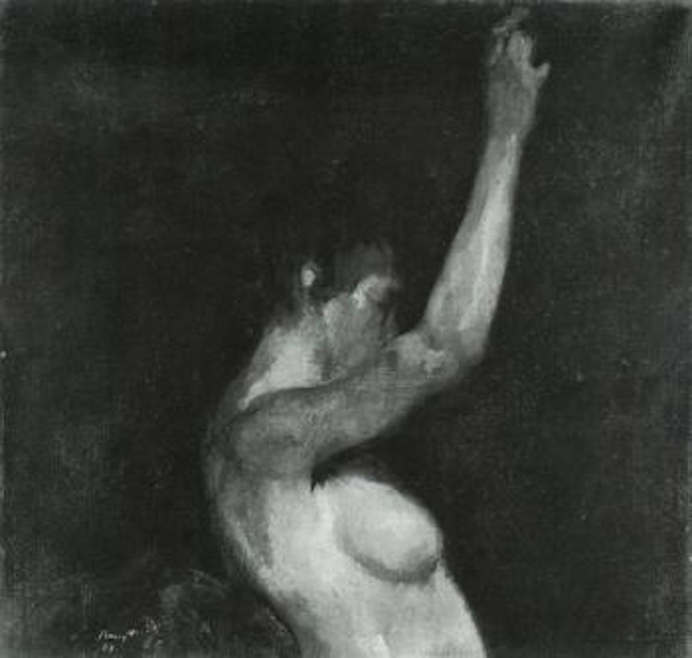 Female semi-nude by Max Slevogt