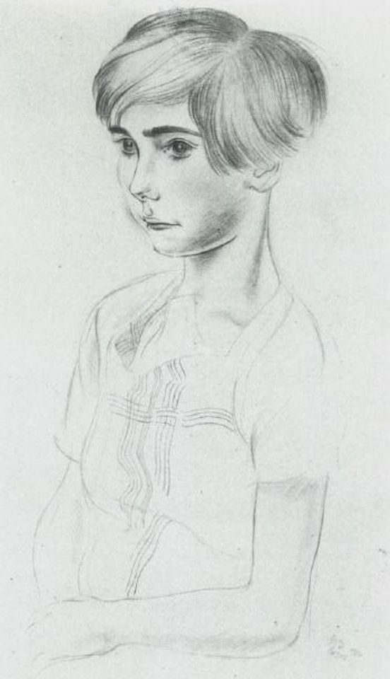 Young girl by George Grosz