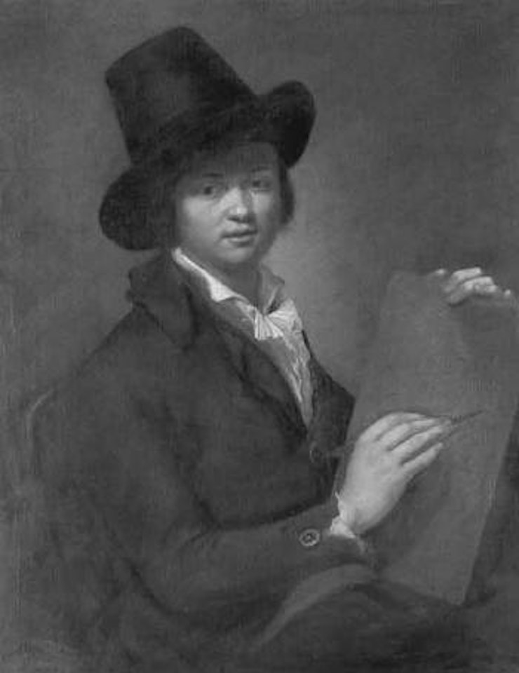 Portrait of young man by Angelica Kauffmann