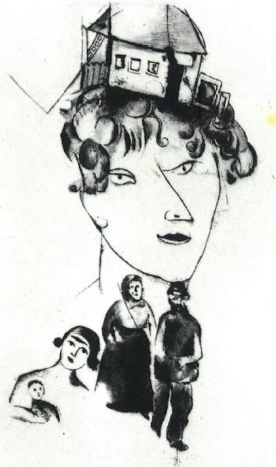 Self portrait by Marc Chagall