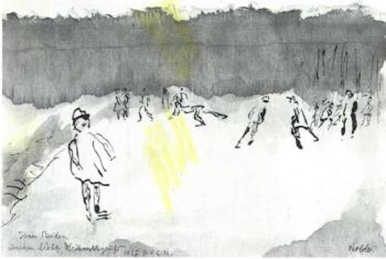 Skaters by Emil Nolde
