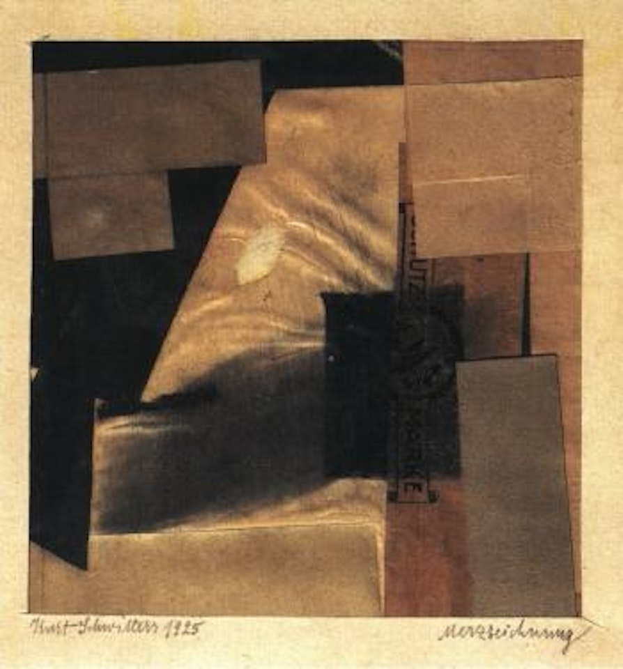 Merzzeichnung by Kurt Schwitters