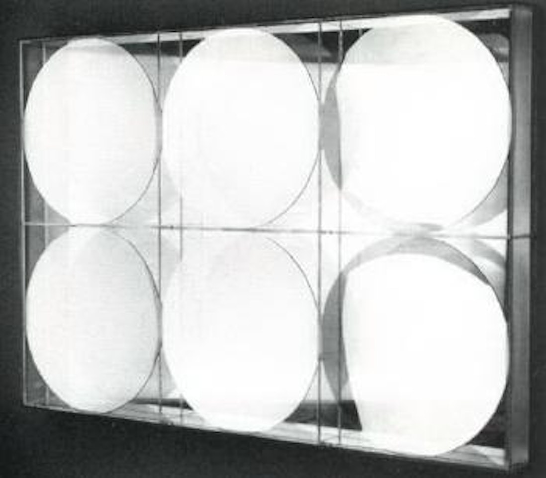 Mirror object by Adolf Luther
