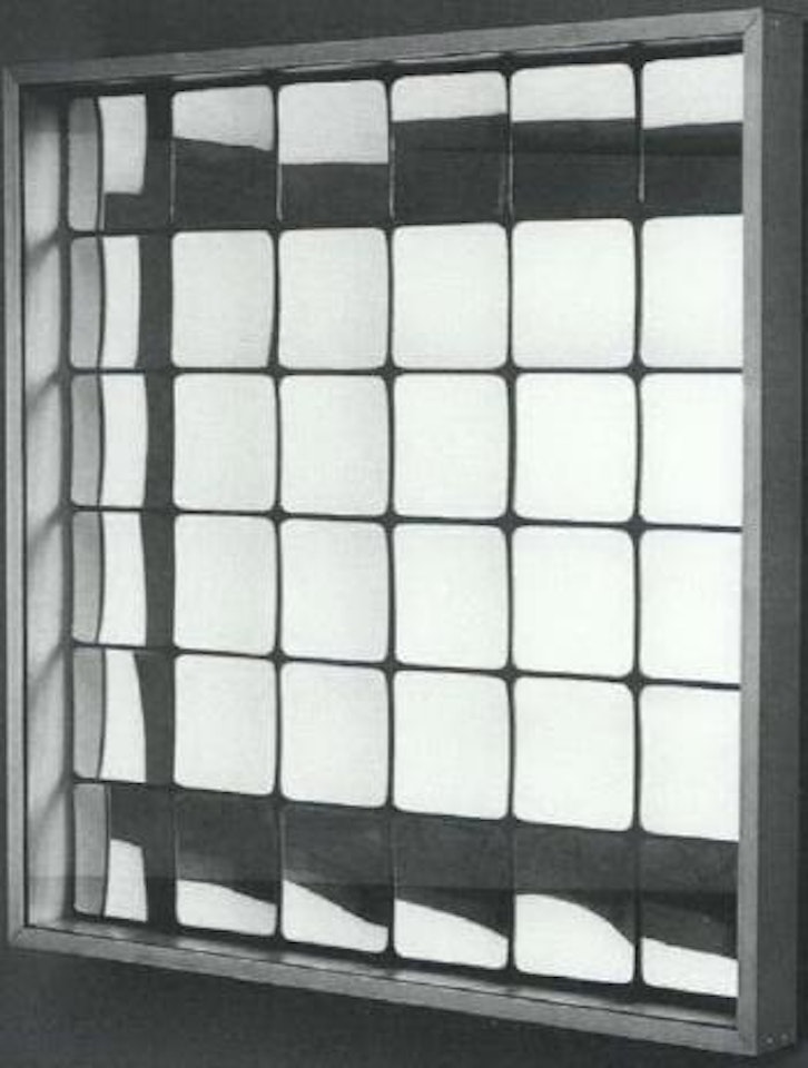 Mirror object by Adolf Luther