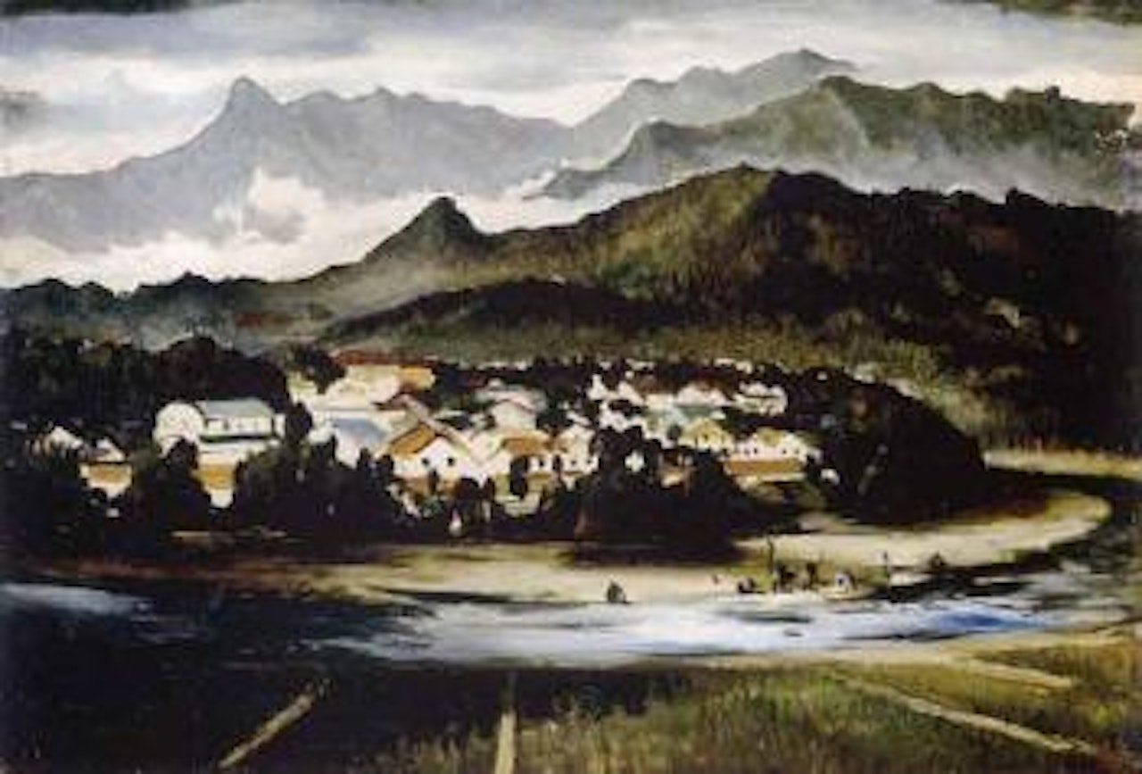 Mountainous town by Yee Bon