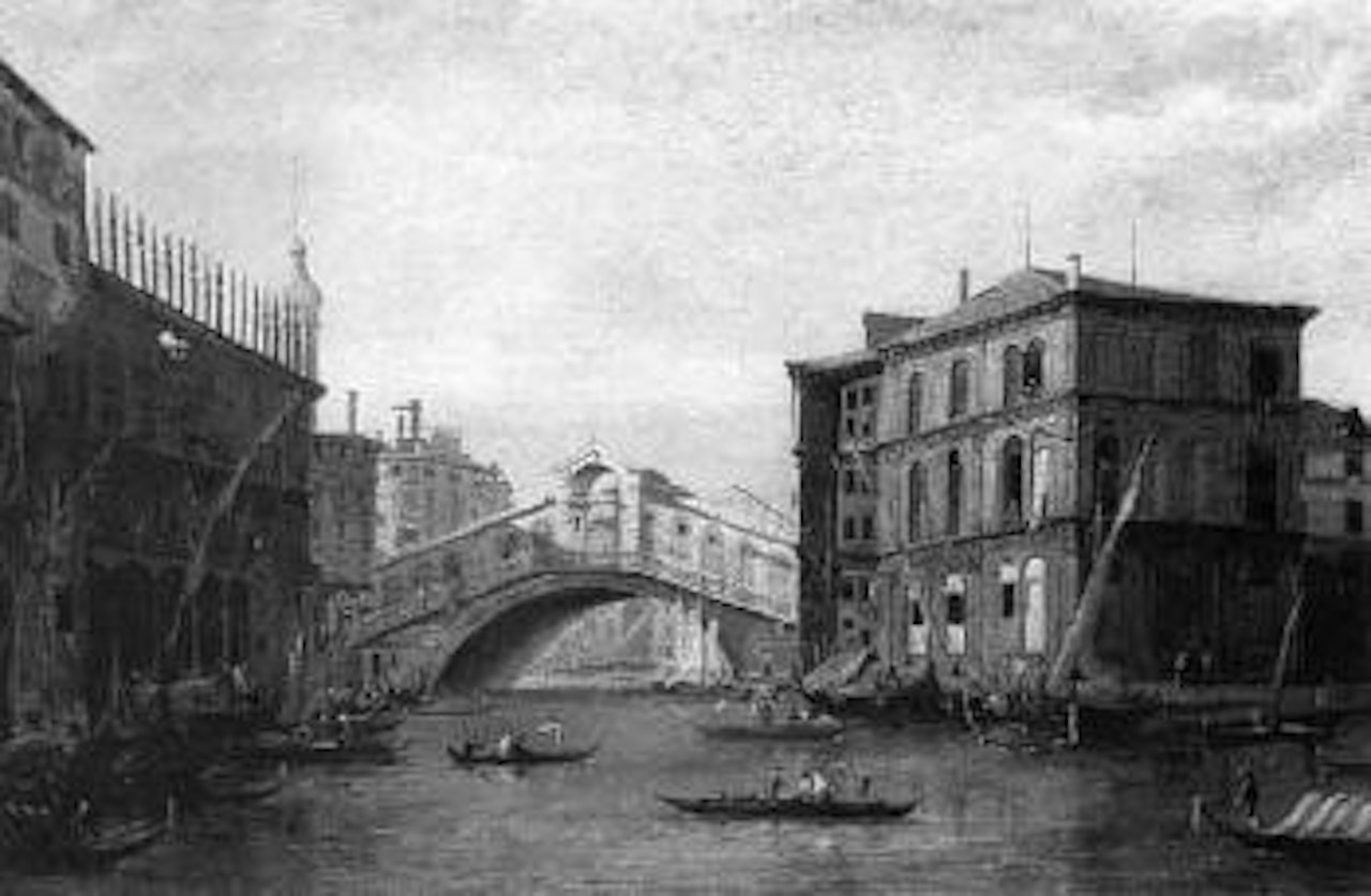 Gondolas on the Grand Canal, Venice by Carlo Grubacs