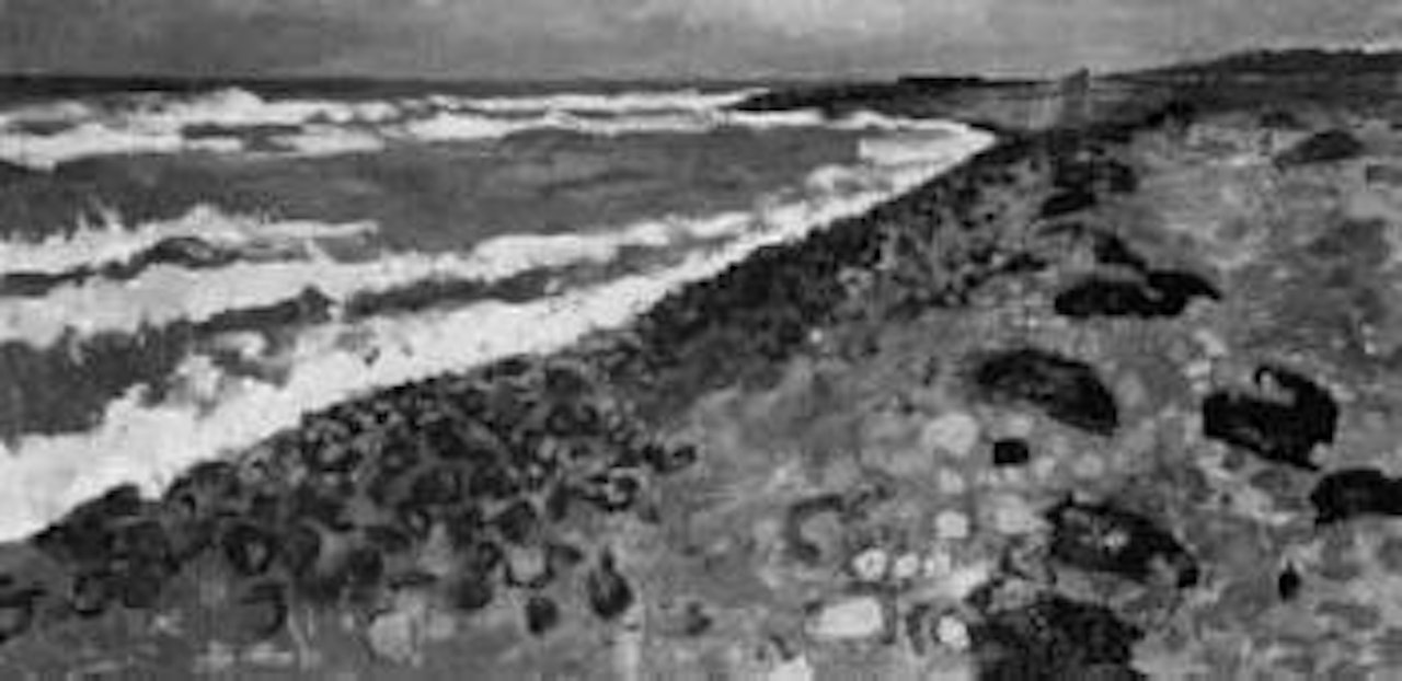 Stormy sea by Alberto Morrocco