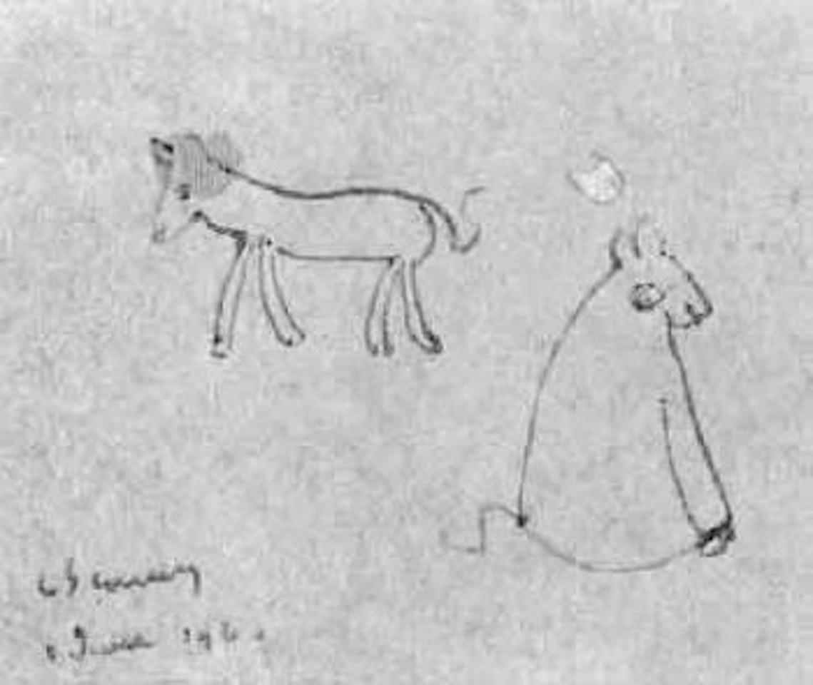Dogs by Laurence Stephen Lowry