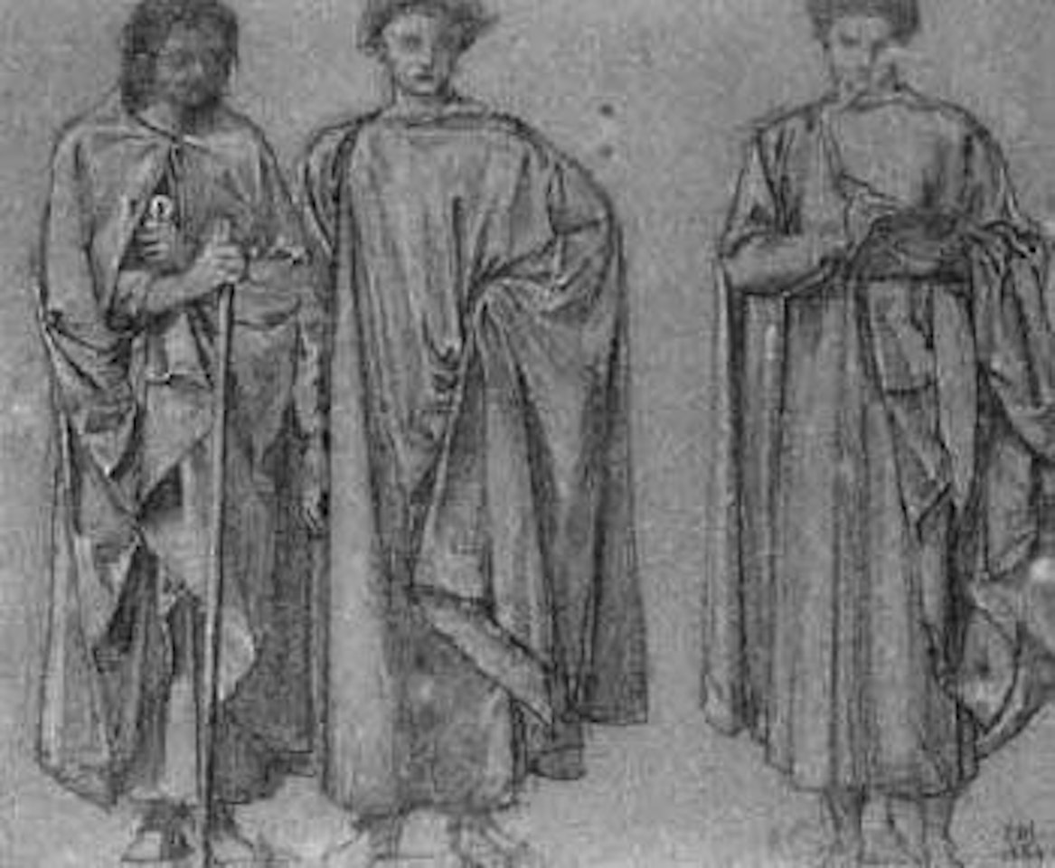 Homer, Dante and Chaucer by Edward Coley Burne-Jones