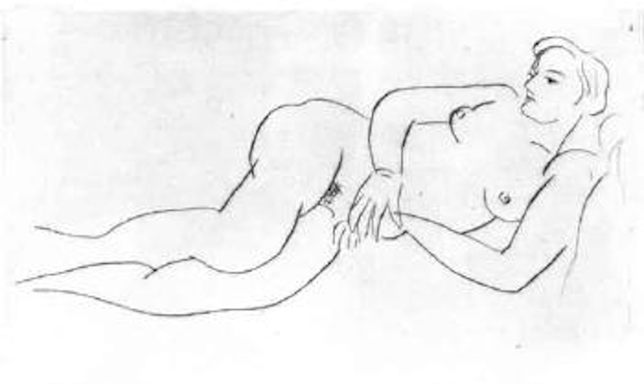Nu couche by Henri Matisse