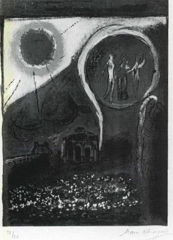Le carousel du Louvre by Marc Chagall