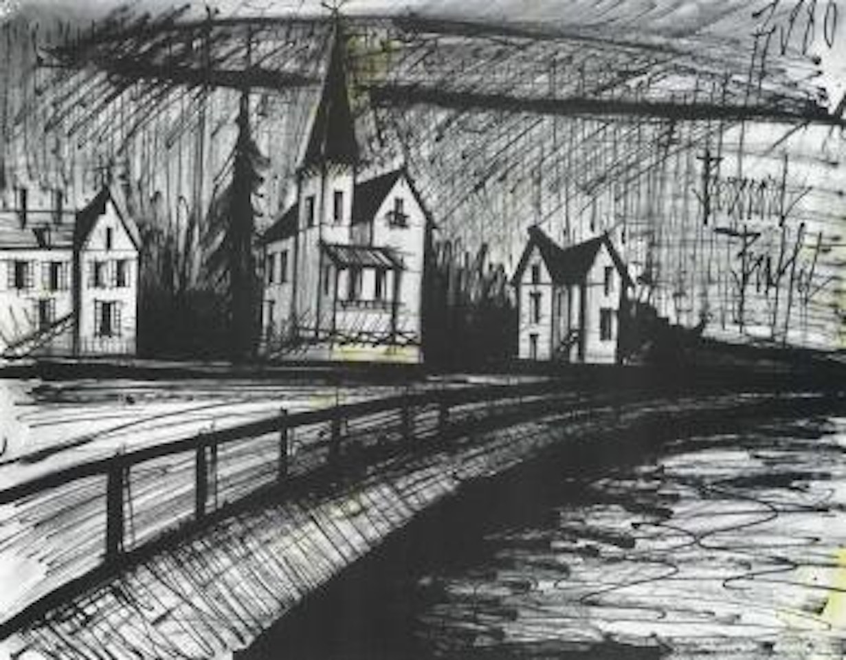Maisons au bord de la mer by Bernard Buffet