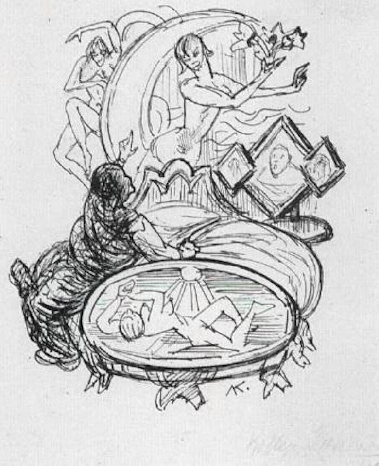 Kollege Grossmann by Alfred Kubin