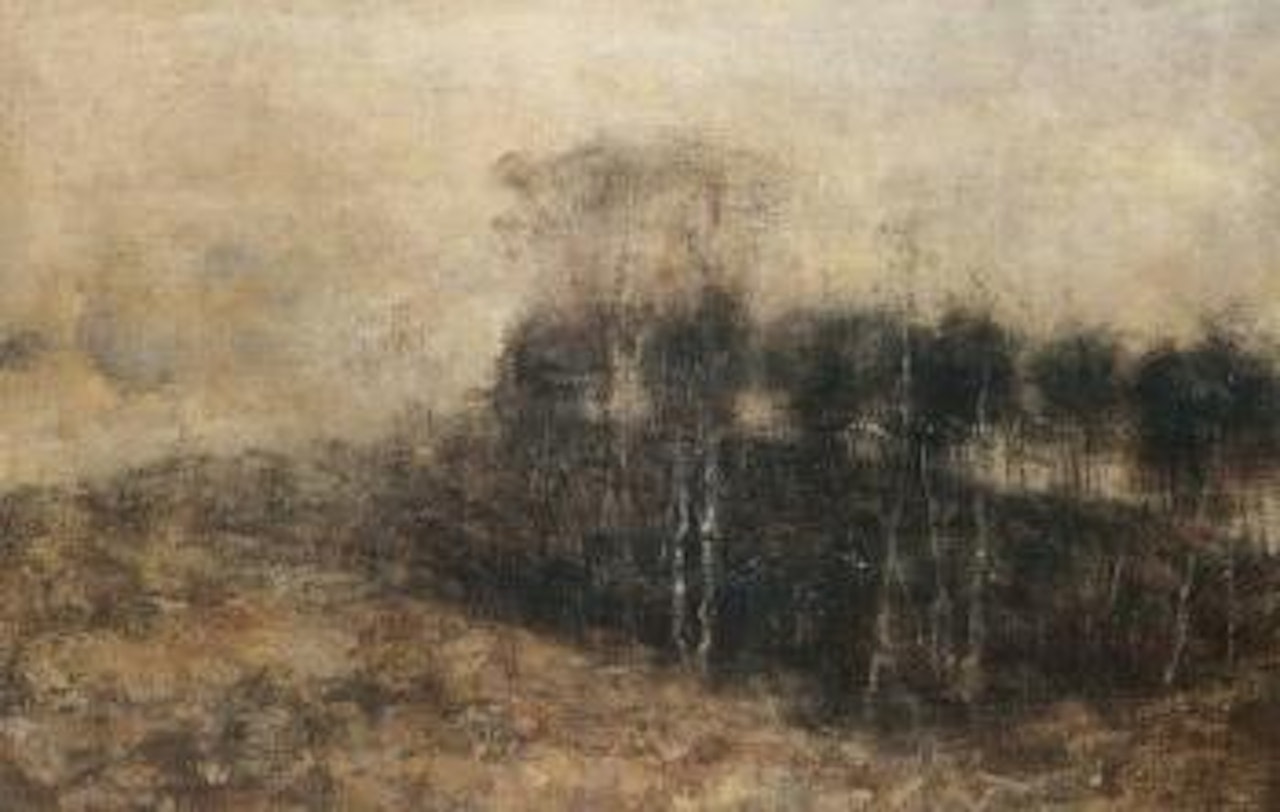 Birch trees by Christian Rohlfs