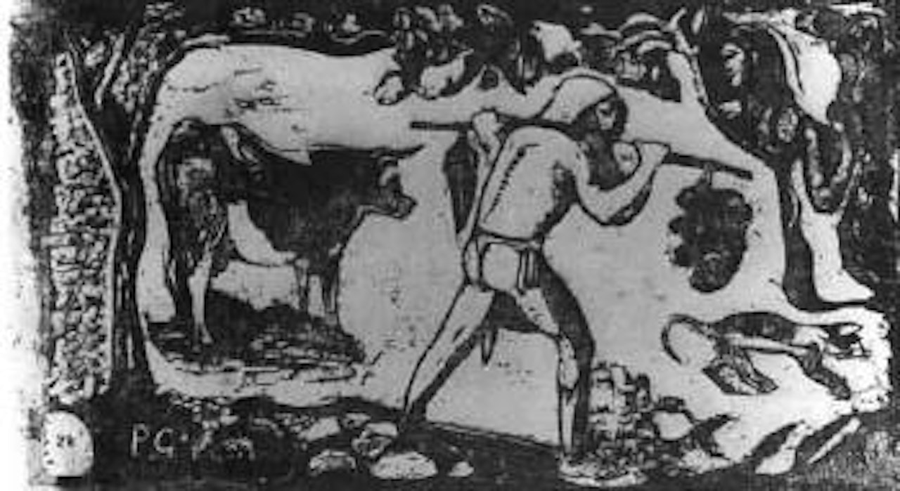 Le porteur de Fei by After Paul Gauguin