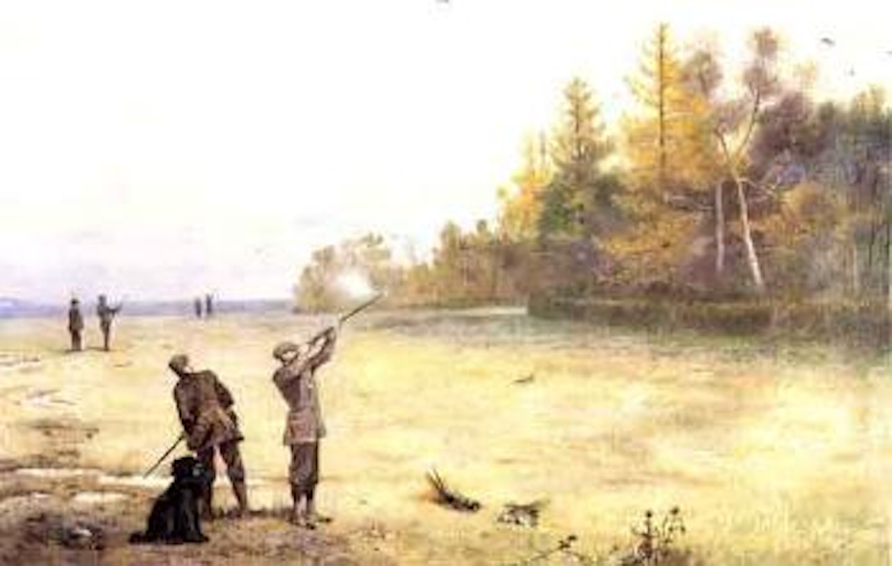 The shoot - Alsa Wood by Archibald Thorburn