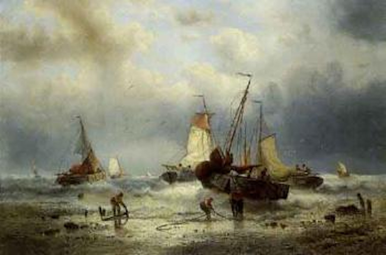 Return of the fishermen by François Etienne Musin