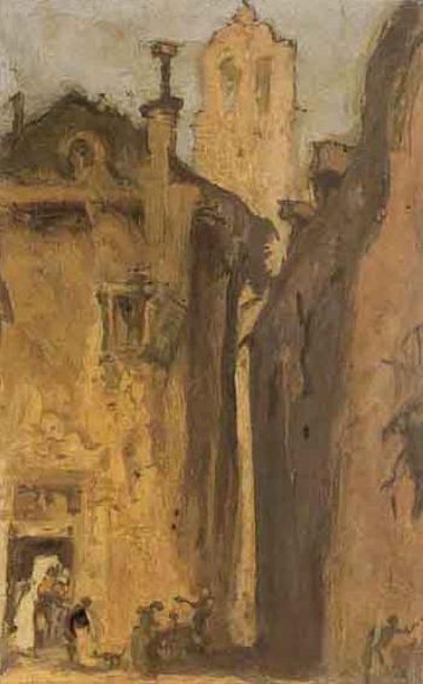 Street in Rodez by Sir Frank Brangwyn